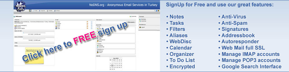 Secure-Email.org - Anonymous Email Services in Turkey